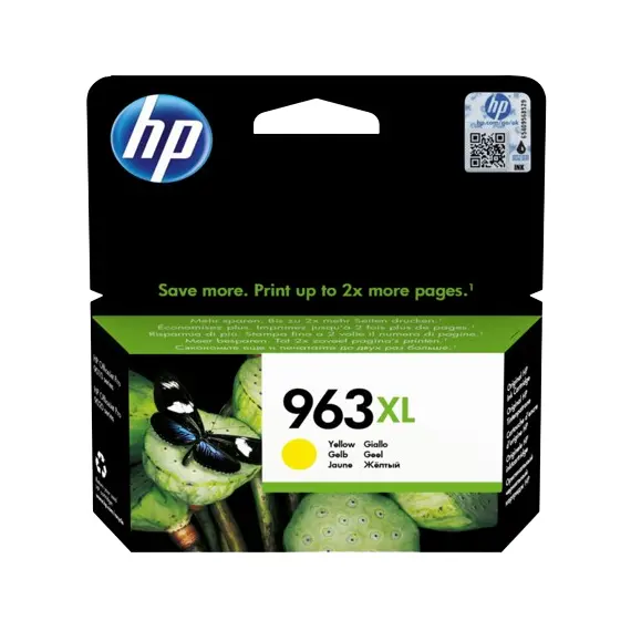 خرطوشة حبر صفراء أصلية عالية الإنتاجية HP 963XL (3JA29AE)