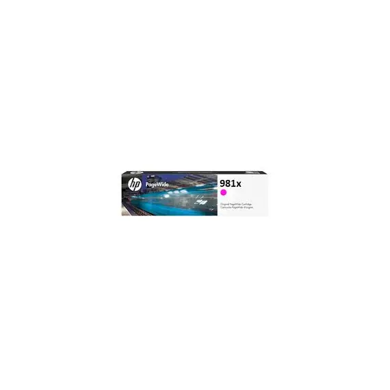 HP 981X High Yield Magenta Original PageWide Cartridge (L0R10A)