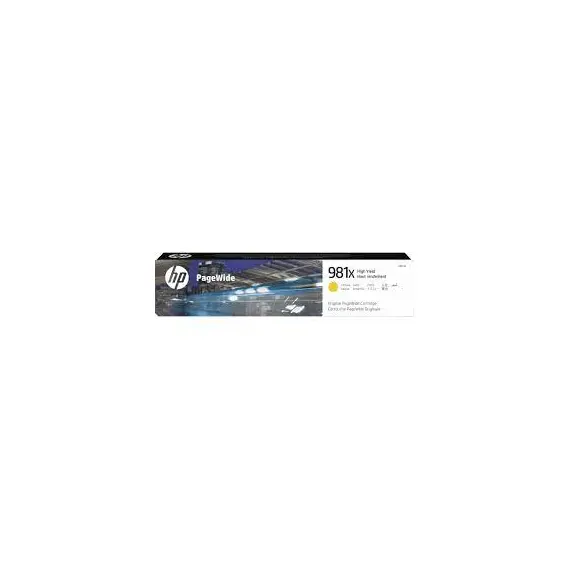 HP 981X High Yield Yellow Original PageWide Cartridge (L0R11A)
