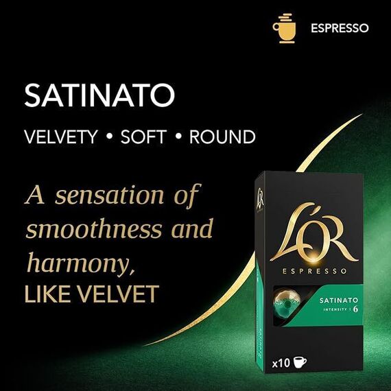 L'OR Coffee CAPSULES SATINATO UTZ 10 X 10