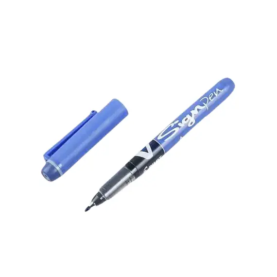Pilot V Sign Pen (12 pcs / Box) Blue, 2 image