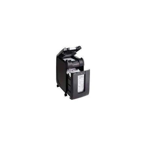Rexel Auto+ 300X Cross Cut Paper/CD/Credit Card Shredder with 300 Sheet Capacity - Black