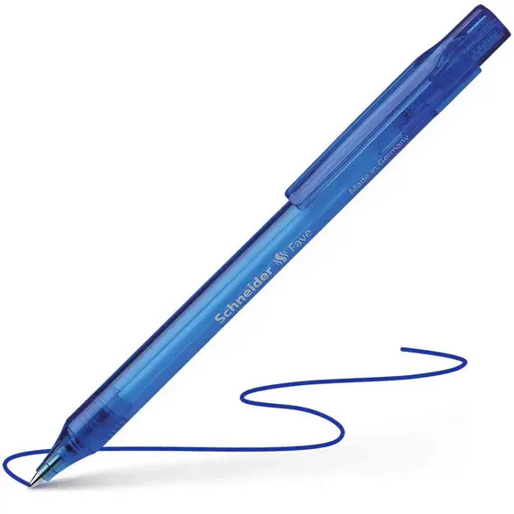 SCHNEIDER FAVE Ballpoint Pen Medium Blue (20 pcs/box)