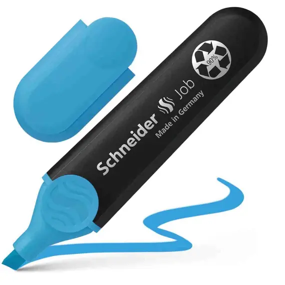 شنايدر جوب هايلايتر مشطوف أزرق (10 حبة/علبة)