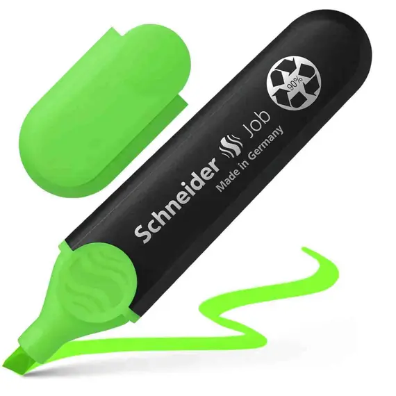 شنايدر جوب هايلايتر مشطوف أخضر (10 حبة/علبة)