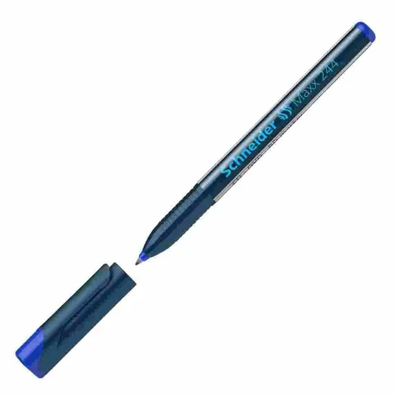 SCHNEIDER Maxx 244 CD Permanent Marker 0.7mm Blue (10 pcs/box)