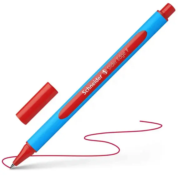 SCHNEIDER  Slider Edge Ballpoint Pen Fine Red (10 pcs/box)