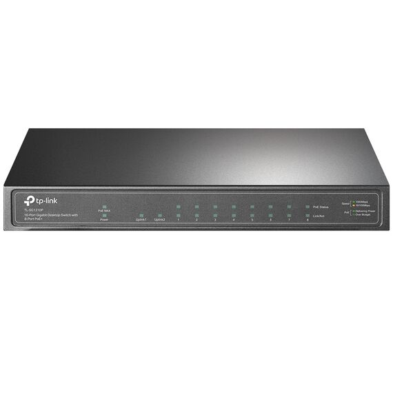 10-Port Gigabit Desktop Switch with 8-Port PoE+ – (TL-SG1210P)