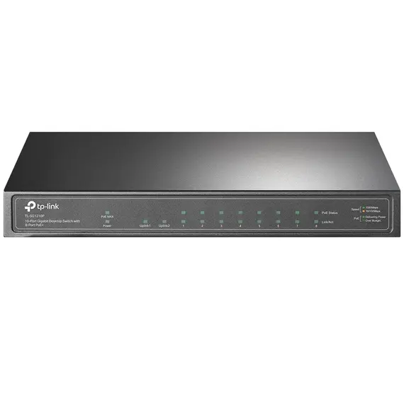 10-Port Gigabit Desktop Switch with 8-Port PoE+ – (TL-SG1210P), 2 image