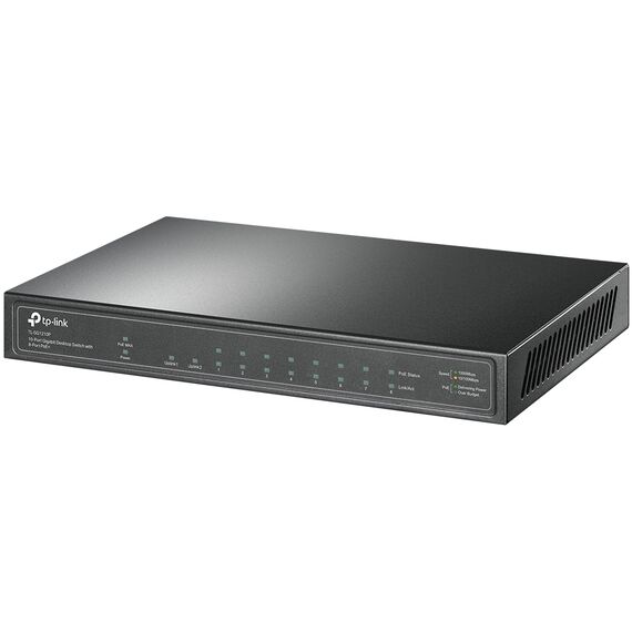 10-Port Gigabit Desktop Switch with 8-Port PoE+ – (TL-SG1210P)