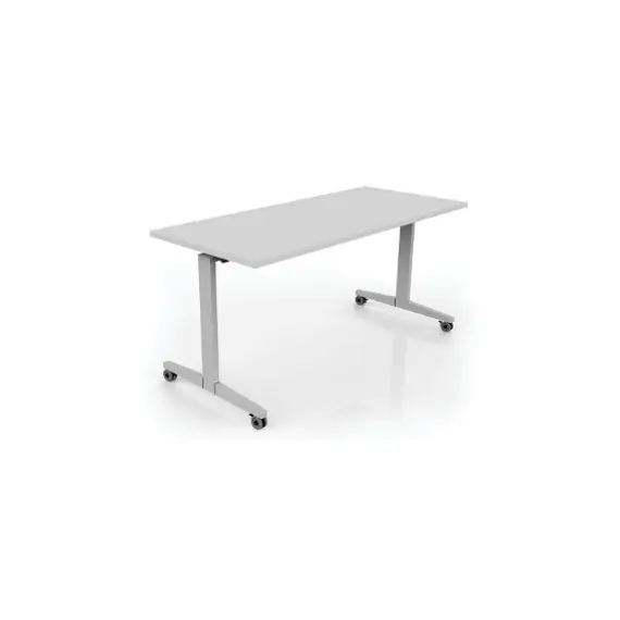 Folding Table - Rectangular, White Top, 160 cm