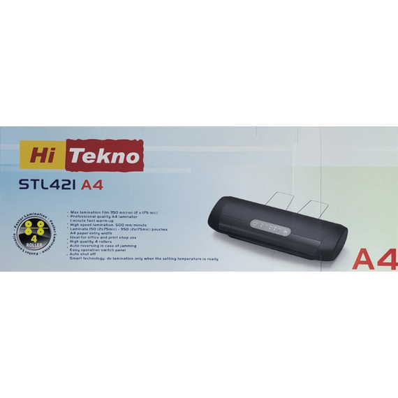 Hi-Tekno Laminator STL421 Size A4