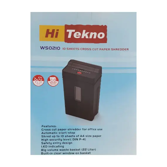 Shredder, Hi-Tekno WS0210 Size A4