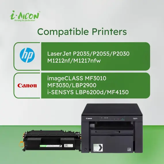 i-Aicon Compatible Laser Toner Black (HP CE505|05A / CF280A|80A, Canon 119/319/719/120/320/720) i-Aicon Compatible Laser Toner Black (HP CE505|05A / CF280A|80A, Canon 119/319/719/120/320/720)
