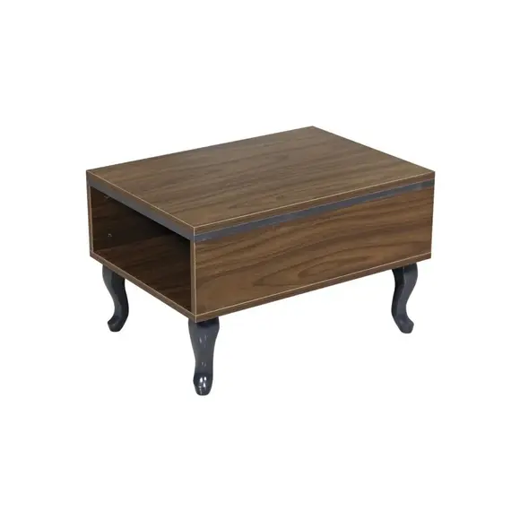 طقم مكتبي لادن - بني غامق ورمادي | 4 قطع: (TLLL-DS005)