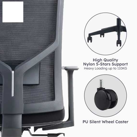Office Chair M-16L Ergonomic Design (TLLL-C022)