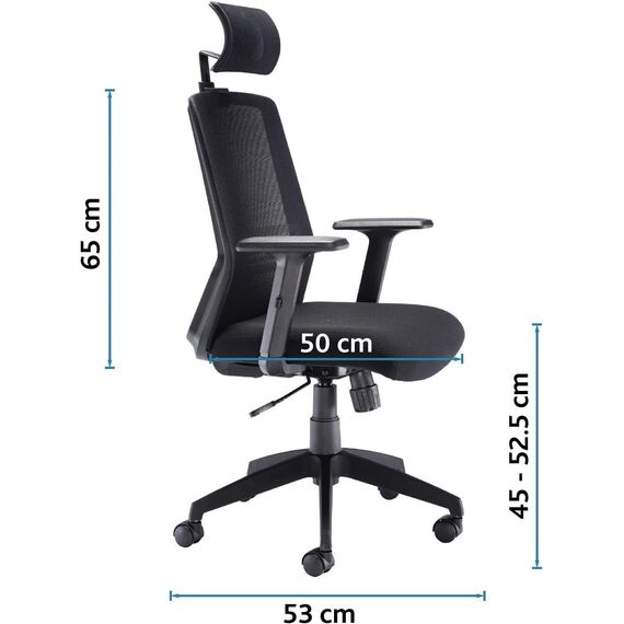Office Chair M-1996H Ergonomic Design (TLLL-C015)