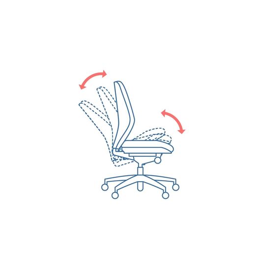 كرسي المكتب M-9618L بتصميم مريح (TLLL-C014)