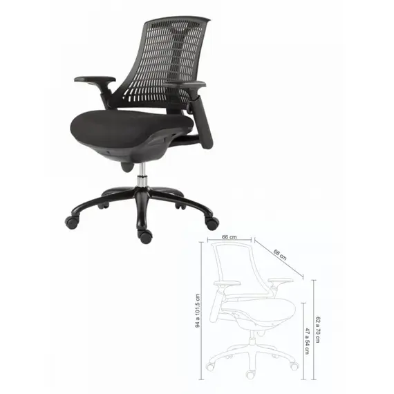 كرسي المكتب M-9618L بتصميم مريح (TLLL-C014)