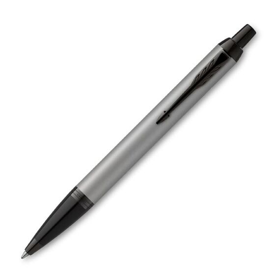 PARKER IM Medium Ballpoint Pen Matte Grey with Black Trim