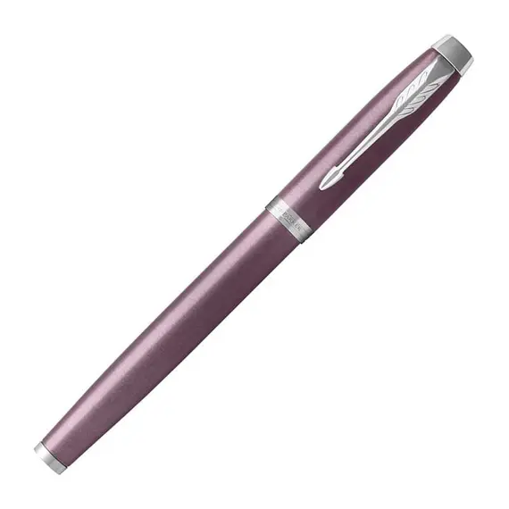 PARKER IM Medium Fountain Pen Light Purple Chrome Trim, 3 image