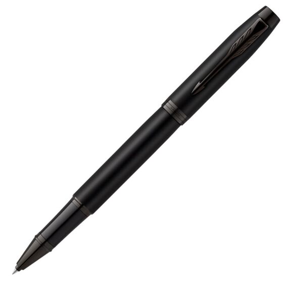 PARKER IM Medium Rollerball Pen Matte Black with Black Trim