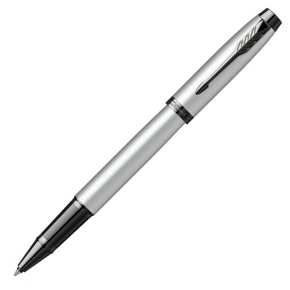 باركر قلم أي ام رمادي مطفي بحواف سوداء رولربول سن متوسط