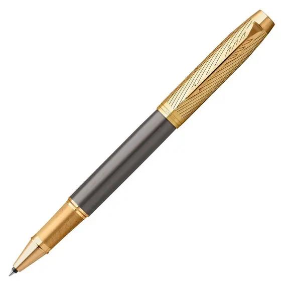 PARKER IM Pioneers Rollerball Pen Grey Arrow Gold Trim, 2 image