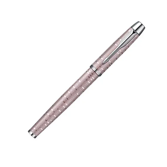 PARKER IM Premium Rollerball Pen Pink Pearl Chrome Trim, 2 image