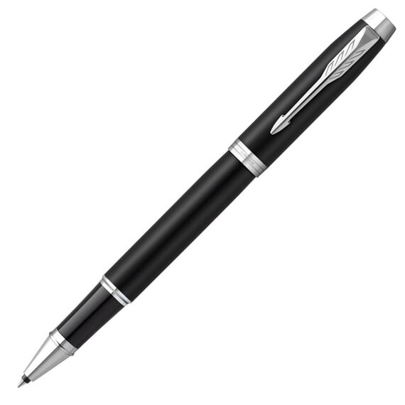PARKER IM Rollerball Pen Matte Black with Chrome Trim