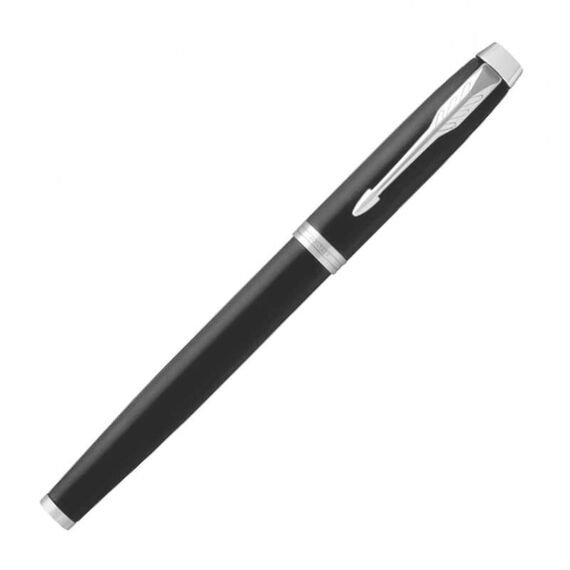 PARKER IM Rollerball Pen Matte Black with Chrome Trim