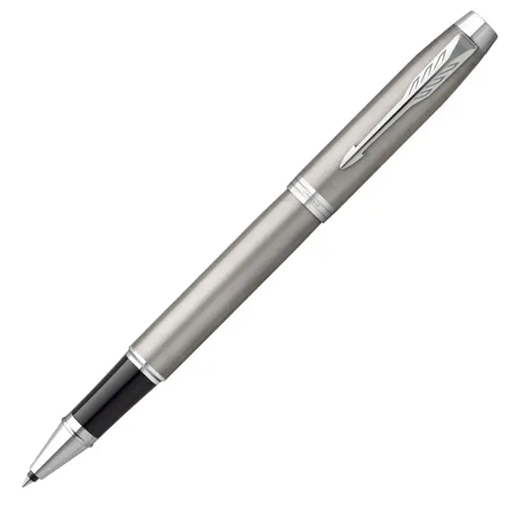 PARKER IM Rollerball Pen Stainless Steel with Chrome Trim, 2 image
