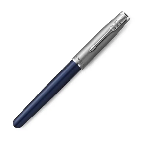 PARKER Sonnet Essential Fountain Pen Metal and Blue Lacquer Palladium Trim, 3 image