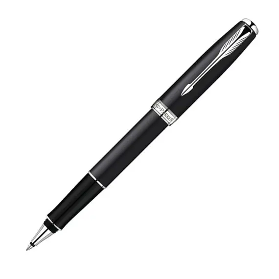 PARKER Sonnet Rollerball Pen Matte Black Chrome Trim, 2 image