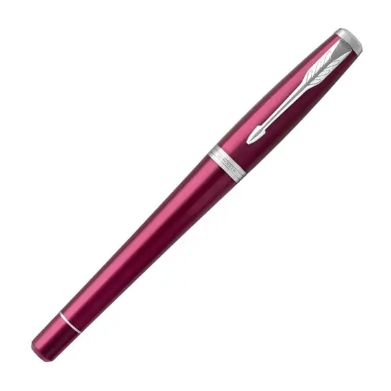 PARKER Urban Medium Fountain Pen Vibrant Magenta Chrome Trim, 3 image