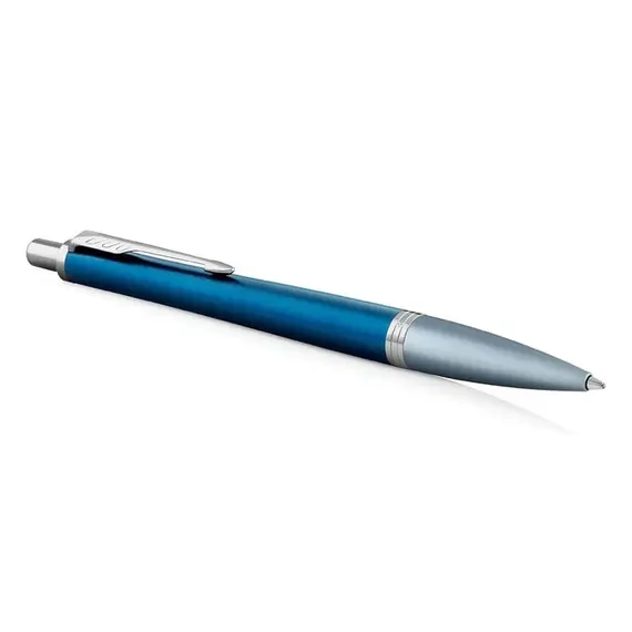 PARKER Urban Premium Ballpoint Pen Dark Blue Chrome Trim, 2 image