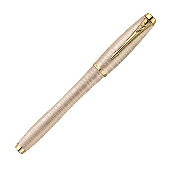 PARKER Urban Premium Fine Rollerball Pen Golden Pearl Black Ink