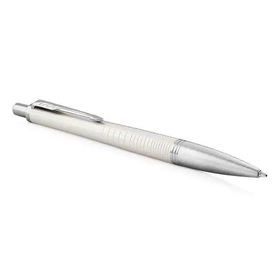 PARKER Urban Premium Medium Ballpoint Pen Pearl Metal Blue Ink, 2 image
