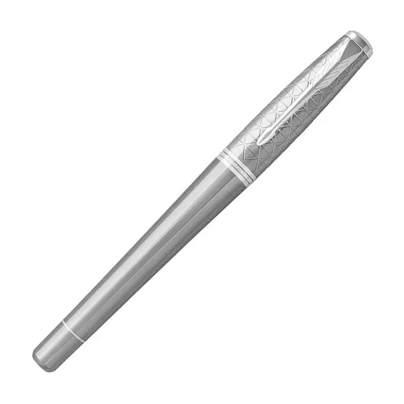 PARKER Urban Premium Medium Fountain Pen Silvered Powder Chrome Trim, 3 image