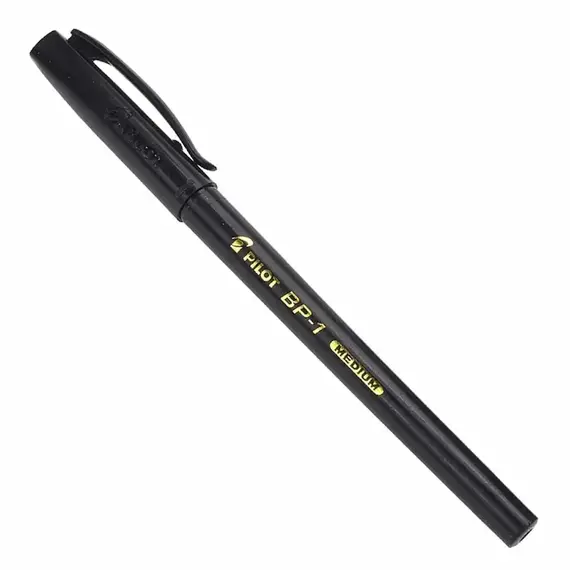 PILOT BP-1 B.Point Pen 1mm Black (12 pcs/box), 2 image
