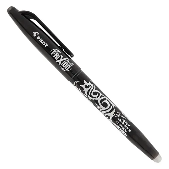 PILOT Frixion Pen Erasable 0.7mm Black (12 pcs/box), 3 image