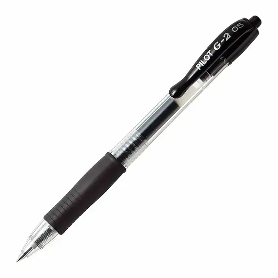 PILOT G-2 Gel Ink Pen 0.5mm Black (12 pcs/box), 2 image