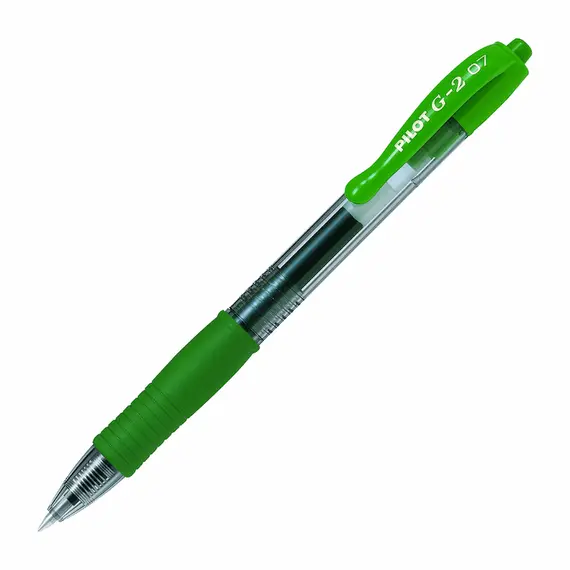 PILOT G-2 Gel Ink Pen 0.7mm Green (12 pcs/box), 2 image