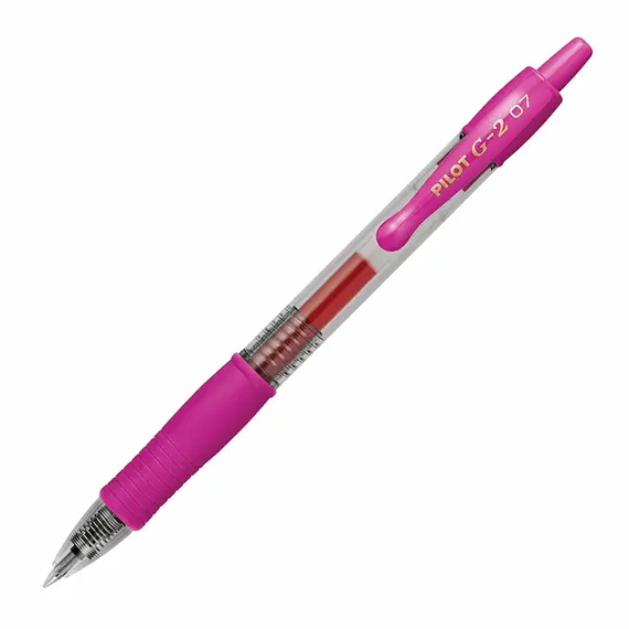 PILOT G-2 Gel Ink Pen 0.7mm Pink (12 pcs/box), 2 image