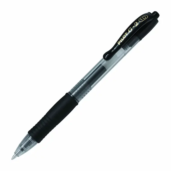 PILOT G-2 Gel Ink Pen 1mm Black (12 pcs/box), 2 image