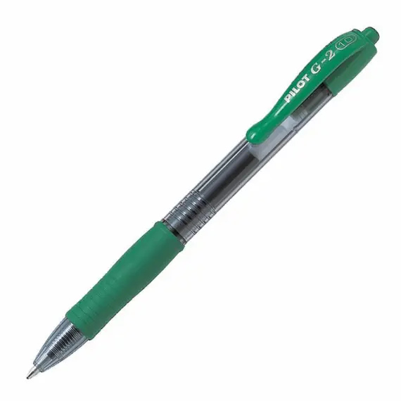 PILOT G-2 Gel Ink Pen 1mm Green (12 pcs/box), 2 image