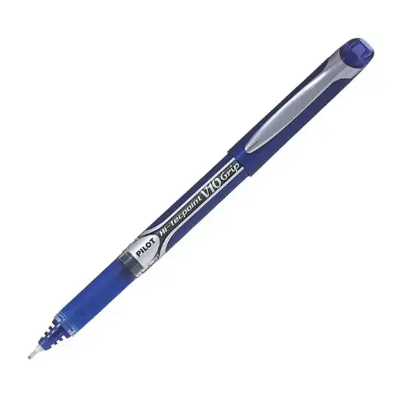 PILOT HI-TECPOINT Grip V10 Pen 1mm Blue (12 pcs/box), 2 image