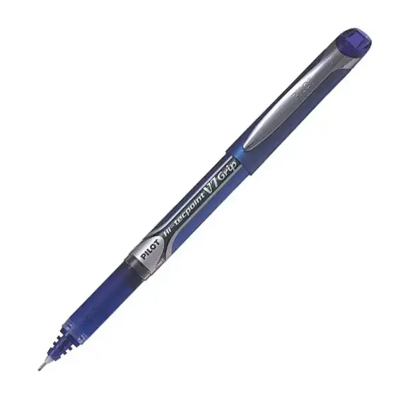 PILOT HI-TECPOINT Grip V7 Pen 0.7mm Blue (12 pcs/box), 2 image