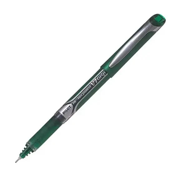 PILOT HI-TECPOINT Grip V7 Pen 0.7mm Green (12 pcs/box)