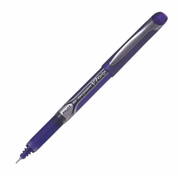 PILOT HI-TECPOINT Grip V7 Pen 0.7mm Violet (12 pcs/box), 2 image